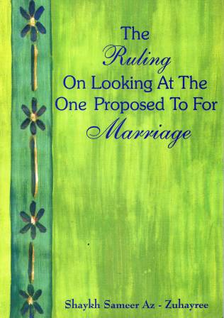 Looking At the One Proposed for Marriage
