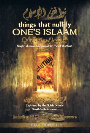 Things that Nullify One’s Islaam