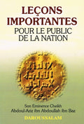 Lecons Importantes Pour Le Public De La Nation