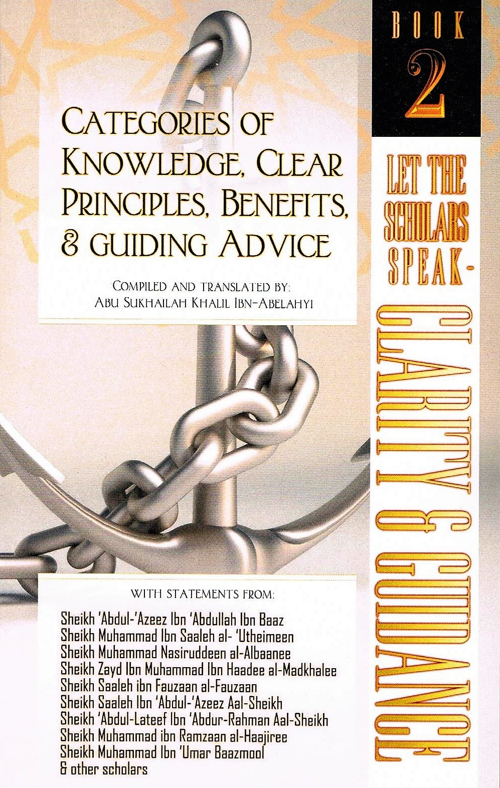 Let The Scholar Speak Book 2: Categories of Knowledge, Clear…