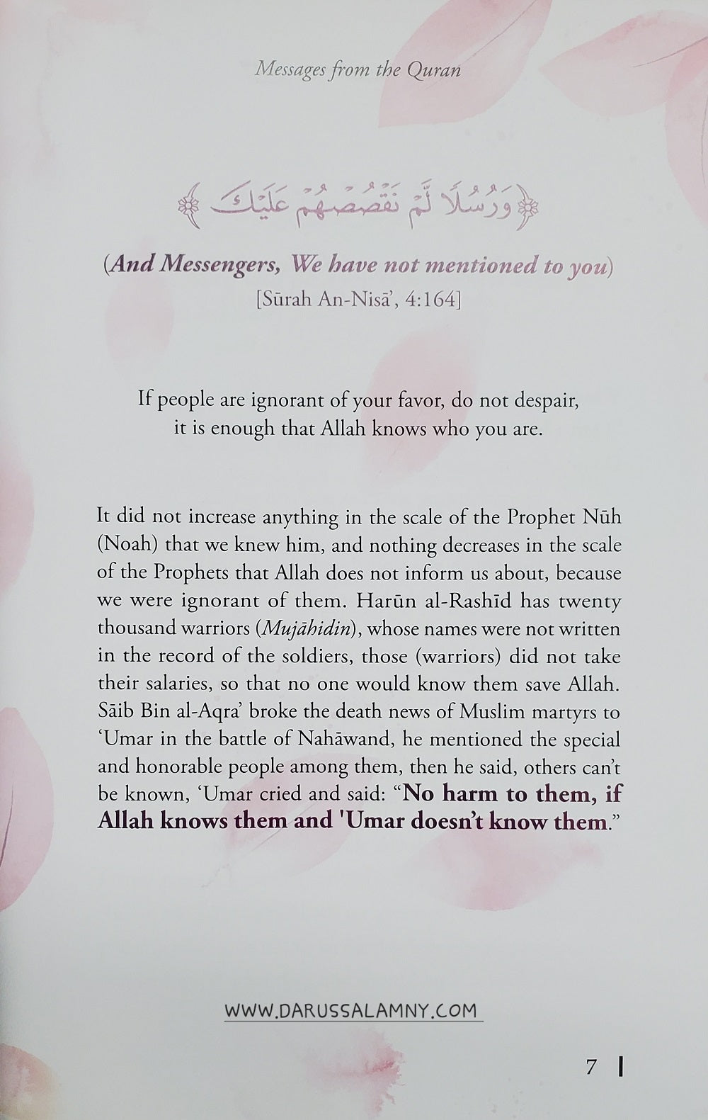 Messages from the Qurán