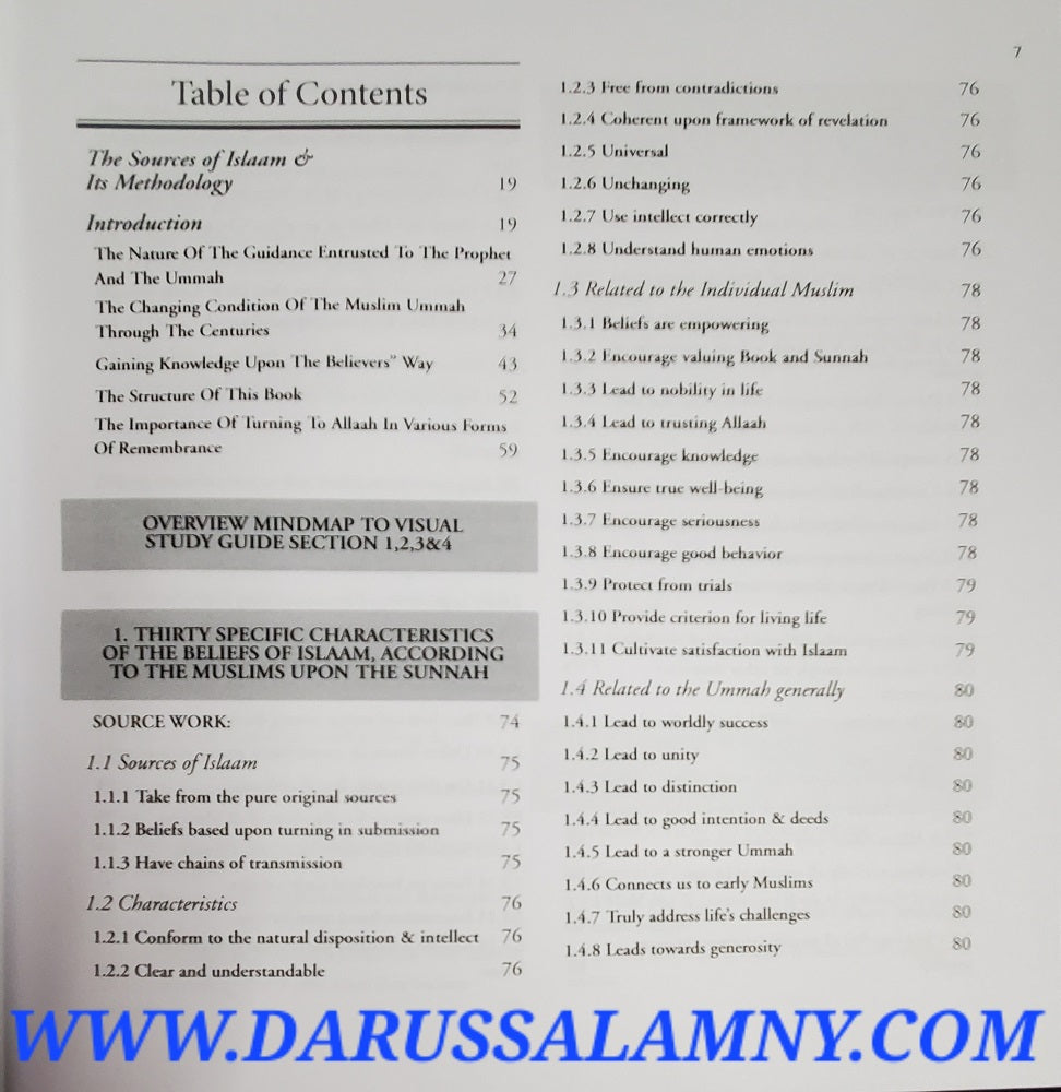 The Sources of Islaam & Its Methodology A Visual Study Guide